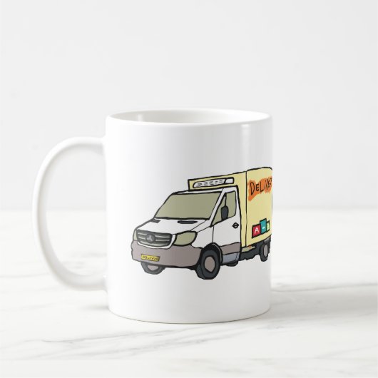 Delivery Van Koffiemok (Links)