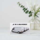 Delivery Van Visitekaartje (Staand voorkant)