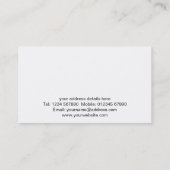 Delivery Van Visitekaartje (Achterkant)