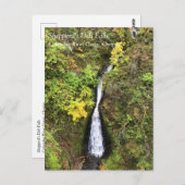 Dell-Herfsten van Shepperd, Columbia River Gorge,  Briefkaart (Voorkant / Achterkant)