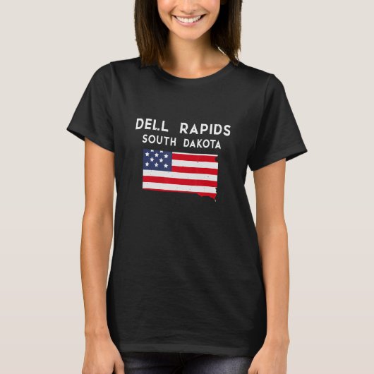 Dell Rapids South Dakota USA State America Travel T-shirt (Voorkant)
