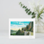 Dell van Shepperd over de Columbia River Briefkaart (Staand voorkant)