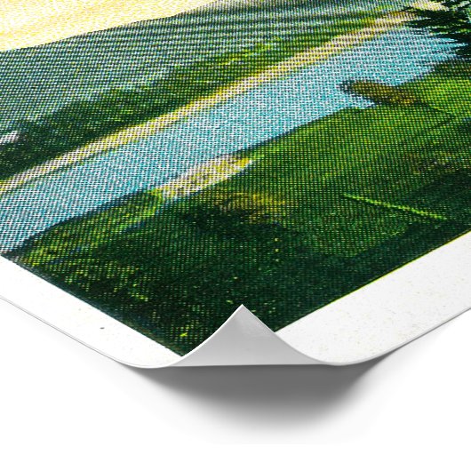 Dell van Shepperd over de Columbia River Poster (Hoek)