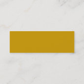 Della - Antiek goud Mini Visitekaartje (Achterkant)