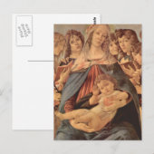 Della Melagrana van Madonna door Botticelli Briefkaart (Voorkant / Achterkant)