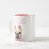 Della Mok, 11 oz Two-Tone Coffee Mok (Voorkant links)