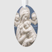 Della Robbia Madonna en Child Renaissance Art Ornament (voorkant)