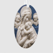 Della Robbia Madonna en Kind Renaissancekunst Ornament (voorkant)
