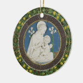 Della Robbia Virgin of the Lilies - Fruit Garland Keramisch Ornament (Links)