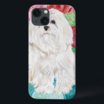 Della Roos Maltese Case-Mate iPhone Case<br><div class="desc">Dieren</div>