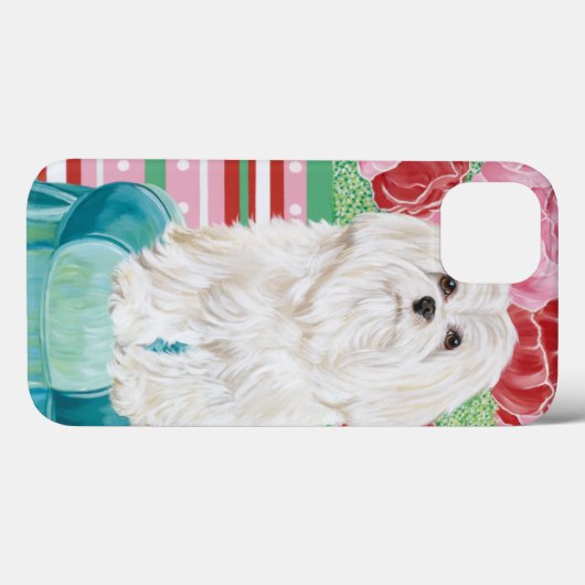 Della Roos Maltese Case-Mate iPhone Case (Achterkant (horizontaal))