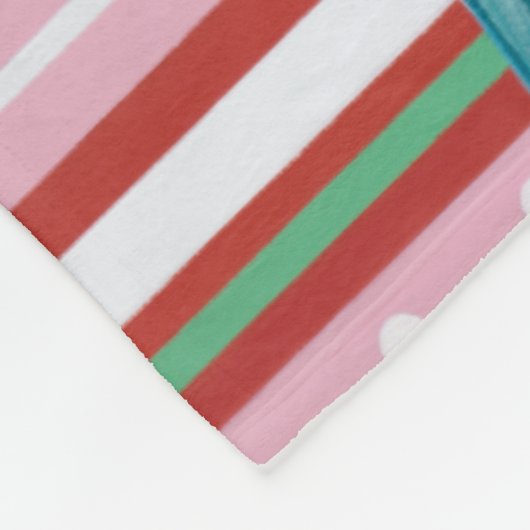 Della Roos Maltese Fleece Deken (Hoek)