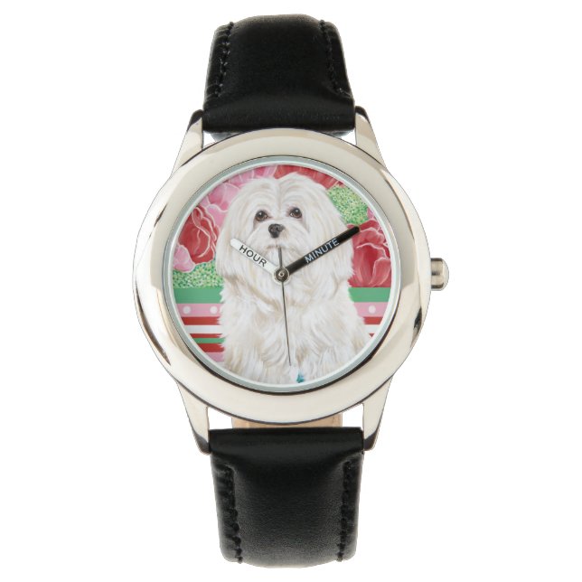 Della Roos Maltese Horloge (Voorkant)
