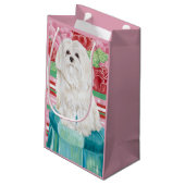 Della Roos Maltese Klein Cadeauzakje (Achterkant Gekanteld)