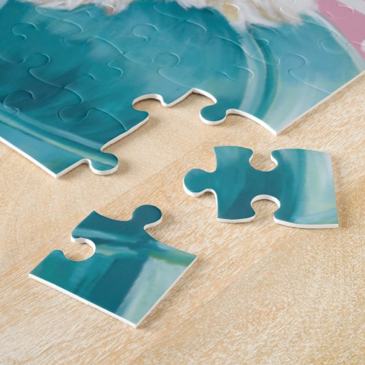 Della Roos Maltese Legpuzzel (Zijkant)