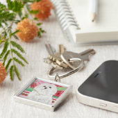 Della Roos Maltese Sleutelhanger (Zijkant)