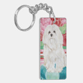 Della Roos Maltese Sleutelhanger (Voorkant Links)