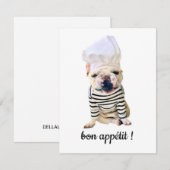 DELLALAFRENCH BON EETLUST! NOTITIEKAARTJE (Voorkant / Achterkant)