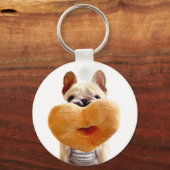 Dellalafrench hart donut Sleutelhanger! Sleutelhanger (Achterkant)