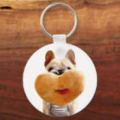 Dellalafrench hart donut Sleutelhanger! Sleutelhanger (Voorkant)