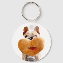 Dellalafrench hart donut Sleutelhanger! Sleutelhanger