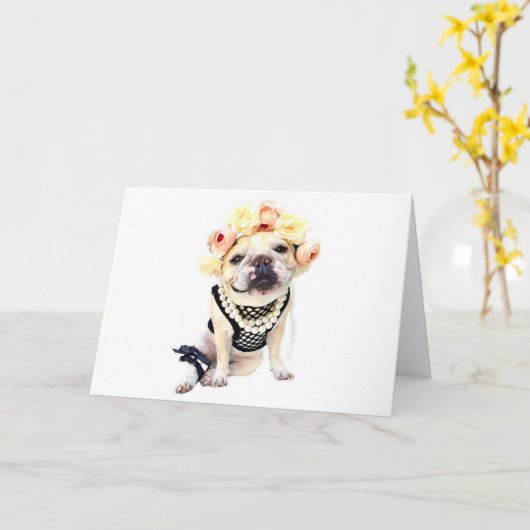 Dellalafrench Note Kaart Flower (Gele Bloem)