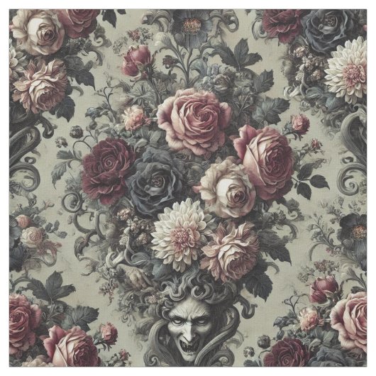 Dellamorte Dellamore - Gothic Statement Tegel Stof (Swatch)