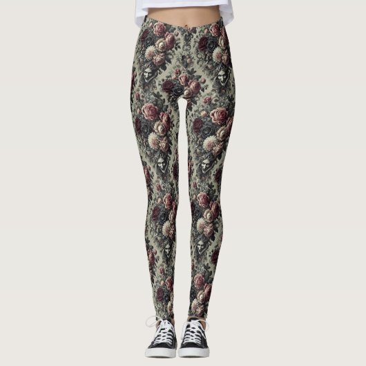 Dellamorte Dellamore - Gotisch Victoriaans Leggings (Voorkant)