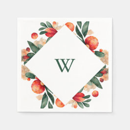 Dellarrobbia Holiday Fruit, Flowers en Foliage Servet