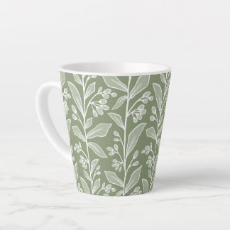Dellijante Botanische Reverie L6f Grote Witte Plan Latte Mok