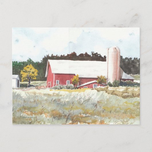Dells Barn Briefkaart (Voorkant)