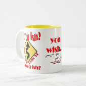 Dells-ish-Mok Tweekleurige Koffiemok (Voorkant links)