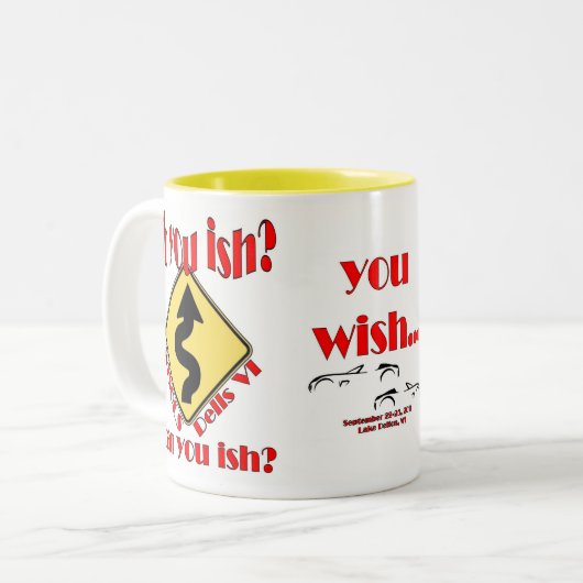 Dells-ish-Mok Tweekleurige Koffiemok (Voorkant links)