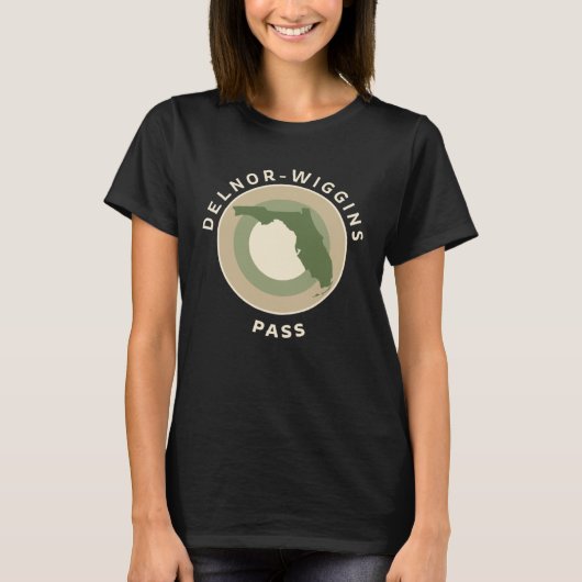 Delnor Wiggins Pass State Park Florida Bullseye FL T-shirt (Voorkant)