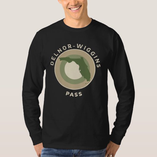 Delnor Wiggins Pass State Park Florida Bullseye FL T-shirt (Voorkant)