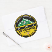 Deloitte RIDE ACROSS BRITAIN 2018 Ronde Sticker (Envelop)