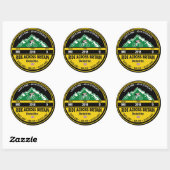 Deloitte RIDE ACROSS BRITAIN 2018 Ronde Sticker (Vel)