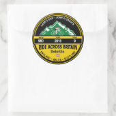 Deloitte RIDE ACROSS BRITAIN 2018 Ronde Sticker (Tas)
