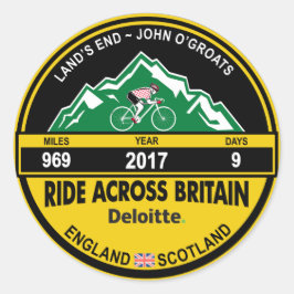 Deloitte RIDE DOOR GROOT-BRITTANNIË 2017 Sticker