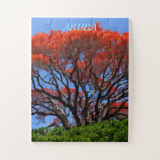 Delonix regia boom legpuzzel (Verticaal)