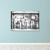 Delpech's lithografische drukkerij, c.1818 canvas afdruk (Insitu (Houten vloer))