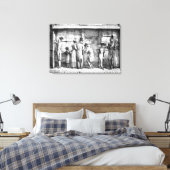 Delpech's lithografische drukkerij, c.1818 canvas afdruk (Insitu (Slaapkamer))