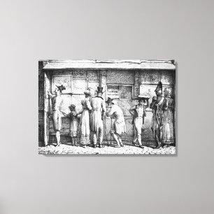 Delpech's lithografische drukkerij, c.1818 canvas afdruk
