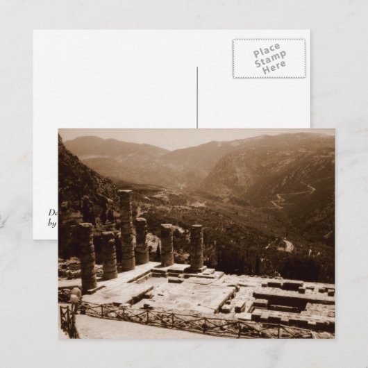 Delphi Briefkaart (Voorkant / Achterkant)