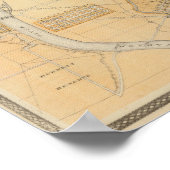 Delphi en Pittsburg met voorsteden Poster (Hoek)