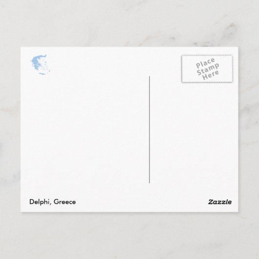 Delphi, Griekenland Briefkaart (Achterkant)