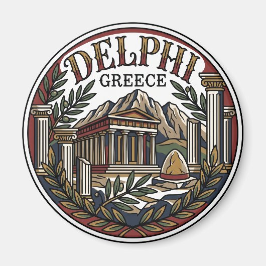 Delphi Griekenland Magneet (Voorkant)