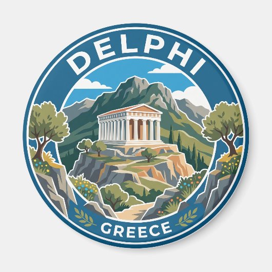 Delphi Griekenland Magneet (Voorkant)