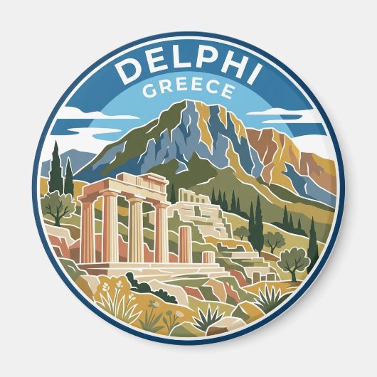 Delphi Griekenland Magneet (Voorkant)