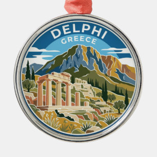 Delphi Griekenland Metalen Ornament